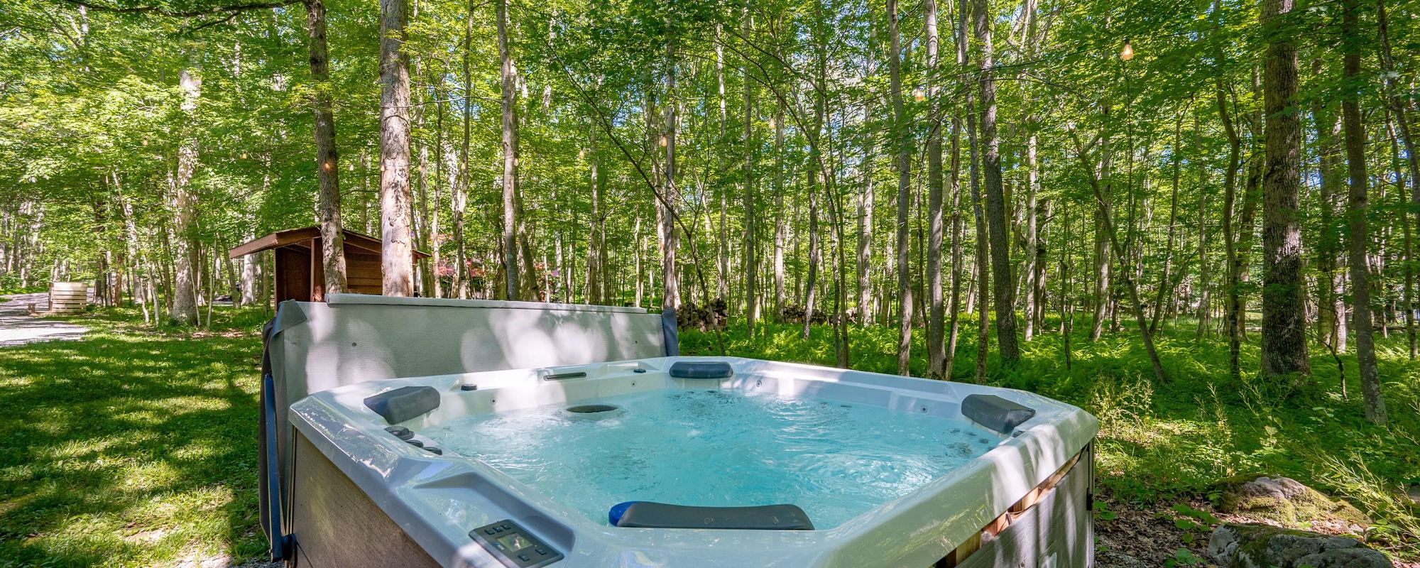Hot tub at Peace at Last