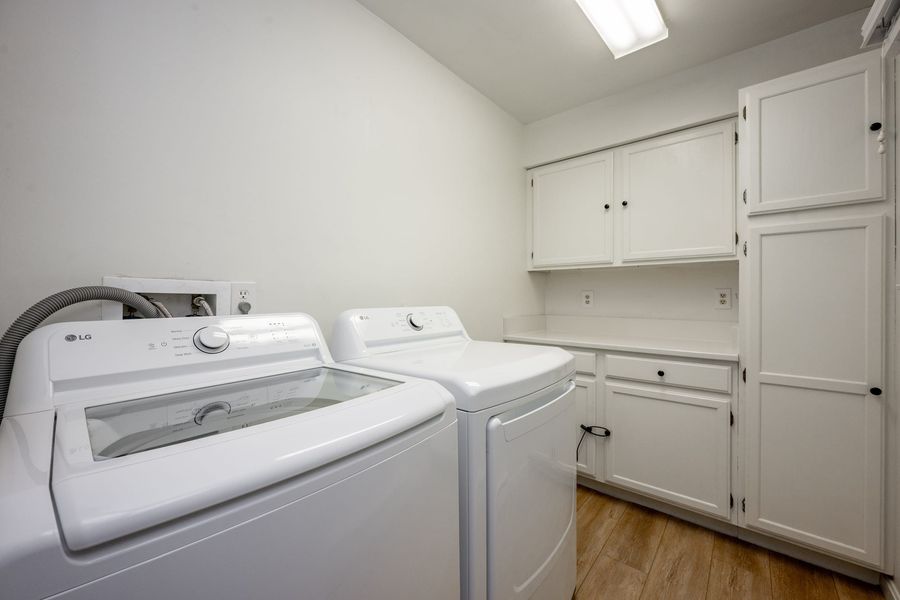 In-unit washer and dryer